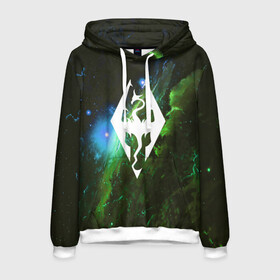 Мужская толстовка 3D с принтом THE ELDER SCROLLS в городе Новоалтайск, 100% полиэстер | двухслойный капюшон со шнурком для регулировки, мягкие манжеты на рукавах и по низу толстовки, спереди карман-кенгуру с мягким внутренним слоем. | dovahkiin | dragonborn | fus ro dah | royal play | rpg | skyrim | tes | tes online | the elder scrolls | война | докавин | компьютерные игры | рпг