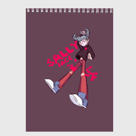 Скетчбук с принтом Sally Face (5) в городе Новоалтайск, 100% бумага
 | 48 листов, плотность листов — 100 г/м2, плотность картонной обложки — 250 г/м2. Листы скреплены сверху удобной пружинной спиралью | face | fisher | larry johnson | mask | sally | sally face | sally fisher | демоны | духи | маска | призраки | салли | салли фейс | салли фишер | фейс