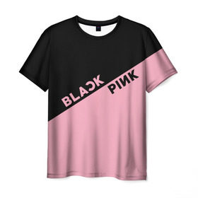 Мужская футболка 3D с принтом BlackPink в городе Новоалтайск, 100% полиэфир | прямой крой, круглый вырез горловины, длина до линии бедер | blackpink | k pop | music | блэк пинк | дженни | джису | лис | музыка | розэ