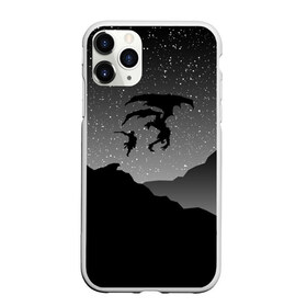 Чехол для iPhone 11 Pro Max матовый с принтом THE ELDER SCROLLS в городе Новоалтайск, Силикон |  | dovahkiin | dragonborn | fus ro dah | rpg | skyrim | tes | the elder scrolls | докавин | рпг