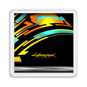 Магнит 55*55 с принтом CyberPunk 2077 в городе Новоалтайск, Пластик | Размер: 65*65 мм; Размер печати: 55*55 мм | cd projekt red | cyberpunk | cyberpunk 2077 | e3 | night city | ps4 | rpg | v | xbox | будущее | киберпанк | киберпанк 2077 | найт сити | от создателей ведьмака | рпг