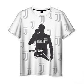 Мужская футболка 3D с принтом Ronaldo the best в городе Новоалтайск, 100% полиэфир | прямой крой, круглый вырез горловины, длина до линии бедер | 7 | cristiano | juventus | ronaldo | криштиану | роналду | ювентус