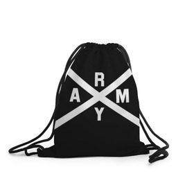 Рюкзак-мешок 3D с принтом BTS ARMY в городе Новоалтайск, 100% полиэстер | плотность ткани — 200 г/м2, размер — 35 х 45 см; лямки — толстые шнурки, застежка на шнуровке, без карманов и подкладки | Тематика изображения на принте: bts | bts army | j hope | jimin | jin | jungkook | k pop | rap monster | rapmon | suga | v | бтс | корея