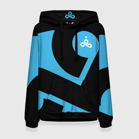 Женская толстовка 3D с принтом cs:go - Cloud9 The Form (2018/2019) в городе Новоалтайск, 100% полиэстер  | двухслойный капюшон со шнурком для регулировки, мягкие манжеты на рукавах и по низу толстовки, спереди карман-кенгуру с мягким внутренним слоем. | 0x000000123 | cloud9 | csgo | клауд9 | ксго