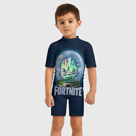 Детский купальный костюм 3D с принтом Fortnite Art в городе Новоалтайск, Полиэстер 85%, Спандекс 15% | застежка на молнии на спине | fortnite | save | the | world | битва | борьба | выживани | зомби | королевская | монстры | симулятора | фортнайт