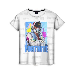 Женская футболка 3D с принтом Fortnite Fan Art в городе Новоалтайск, 100% полиэфир ( синтетическое хлопкоподобное полотно) | прямой крой, круглый вырез горловины, длина до линии бедер | fortnite | save | the | world | битва | борьба | выживани | зомби | королевская | монстры | симулятора | фортнайт