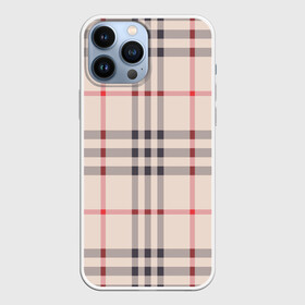 Чехол для iPhone 13 Pro Max с принтом Светлая клетка в городе Новоалтайск,  |  | Тематика изображения на принте: геометрия | клетка | мода. тренд | орнамент | плед | розовый | сетка. полосы. линии | узор