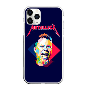 Чехол для iPhone 11 Pro матовый с принтом Металлика в городе Новоалтайск, Силикон |  | metallica | джеймс хэтфилд | метал | металлика | рок | хеви метал | хэтфилд