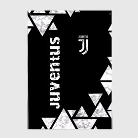 Постер с принтом Juventus Black and White в городе Новоалтайск, 100% бумага
 | бумага, плотность 150 мг. Матовая, но за счет высокого коэффициента гладкости имеет небольшой блеск и дает на свету блики, но в отличии от глянцевой бумаги не покрыта лаком | club | football | juventus | белый | италия | клуб | форма | черный | ювентус