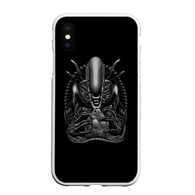 Чехол для iPhone XS Max матовый с принтом Чужой и Его Прелесть в городе Новоалтайск, Силикон | Область печати: задняя сторона чехла, без боковых панелей | alien | aliens | horror | predator | ufo | инопланетяне | инопланетянин | нло | пришелец | пришельцы | ужасы | фантастика | хищник | чужой