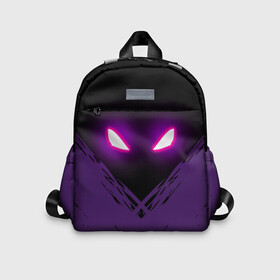 Детский рюкзак 3D с принтом FORTNITE RAVEN   ФОРТНАЙТ ВОРОН в городе Новоалтайск, 100% полиэстер | лямки с регулируемой длиной, сверху петелька, чтобы рюкзак можно было повесить на вешалку. Основное отделение закрывается на молнию, как и внешний карман. Внутри дополнительный карман. По бокам два дополнительных кармашка | 2019 | armor | armour | cybersport | esport | fortnite | game | logo | raven | uniform | броня | ворон | игра | киберспорт | костюм | симулятор строительства | строительство | фиолетовый | фирменные цвета | фортнайт