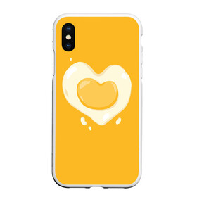 Чехол для iPhone XS Max матовый с принтом Яичница Сердечко в городе Новоалтайск, Силикон | Область печати: задняя сторона чехла, без боковых панелей | eggs | food | heart | love | white | yellow | белок | всмятку | еда | желток | любовь | сердечко | сердце | яичница | яйца