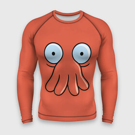 Мужской рашгард 3D с принтом Зойдберг в городе Новоалтайск,  |  | bender | futurama | mult | simpsons | zoidberg | бендер | зойдберг | мульт | мультик | мультфильм | симпсоны | футурама
