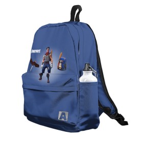 Рюкзак 3D с принтом Fortnite Fan Art в городе Новоалтайск, 100% полиэстер | лямки с регулируемой длиной, сверху петелька, чтобы рюкзак можно было повесить на вешалку. Основное отделение закрывается на молнию, как и внешний карман. Внутри два дополнительных кармана, один из которых закрывается на молнию. По бокам два дополнительных кармашка | fortnite | save | the | world | битва | борьба | выживани | зомби | королевская | монстры | симулятора | фортнайт