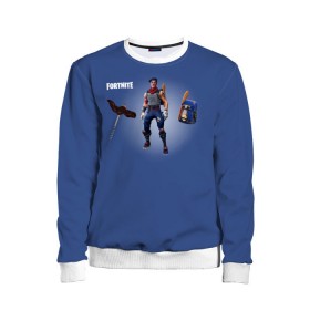 Детский свитшот 3D с принтом Fortnite Fan Art в городе Новоалтайск, 100% полиэстер | свободная посадка, прямой крой, мягкая тканевая резинка на рукавах и понизу свитшота | fortnite | save | the | world | битва | борьба | выживани | зомби | королевская | монстры | симулятора | фортнайт