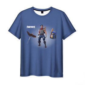 Мужская футболка 3D с принтом Fortnite Fan Art в городе Новоалтайск, 100% полиэфир | прямой крой, круглый вырез горловины, длина до линии бедер | fortnite | save | the | world | битва | борьба | выживани | зомби | королевская | монстры | симулятора | фортнайт