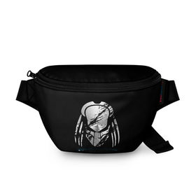 Поясная сумка 3D с принтом ХИЩНИК | PREDATOR. в городе Новоалтайск, 100% полиэстер | плотная ткань, ремень с регулируемой длиной, внутри несколько карманов для мелочей, основное отделение и карман с обратной стороны сумки застегиваются на молнию | 90 е | predator | алфи аллен | апгрейд | взгляд | воители | клыки | монстр | монстры | оливия манн | предатор | пришелец | против чужого | существо | фантастика | фантастический фильм | фильм | фэнтези