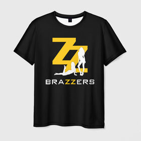 Мужская футболка 3D с принтом BRAZZERS в городе Новоалтайск, 100% полиэфир | прямой крой, круглый вырез горловины, длина до линии бедер | brazzers | верховный | девушка | девушки | дом | картинка | красивая | круто | лучший | любовь | мода | молодёжная | рисунок | силуэт | современная | стиль | студия | трафарет | фильмы | чёрный фон