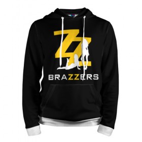 Мужская толстовка 3D с принтом BRAZZERS в городе Новоалтайск, 100% полиэстер | двухслойный капюшон со шнурком для регулировки, мягкие манжеты на рукавах и по низу толстовки, спереди карман-кенгуру с мягким внутренним слоем. | brazzers | верховный | девушка | девушки | дом | картинка | красивая | круто | лучший | любовь | мода | молодёжная | рисунок | силуэт | современная | стиль | студия | трафарет | фильмы | чёрный фон