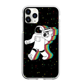 Чехол для iPhone 11 Pro матовый с принтом Космонавт с магнитофоном в городе Новоалтайск, Силикон |  | Тематика изображения на принте: бесконечность | верховный | вселенная | звёзды | идёт | космонавт | космос | круто | лучший | магнитофон | мода | молодёжная | музыка | на плече | небо | несёт | поп арт | радуга | рисун | сказка