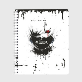 Тетрадь с принтом Kaneki Ken (Tokyo Ghoul) #1 в городе Новоалтайск, 100% бумага | 48 листов, плотность листов — 60 г/м2, плотность картонной обложки — 250 г/м2. Листы скреплены сбоку удобной пружинной спиралью. Уголки страниц и обложки скругленные. Цвет линий — светло-серый
 | anime | kaneki ken | tokyo ghoul | аниме | канеки кен | токийский гуль