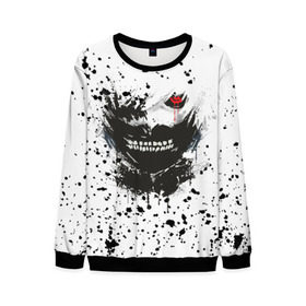 Мужской свитшот 3D с принтом Kaneki Ken (Tokyo Ghoul) #3 в городе Новоалтайск, 100% полиэстер с мягким внутренним слоем | круглый вырез горловины, мягкая резинка на манжетах и поясе, свободная посадка по фигуре | anime | kaneki ken | tokyo ghoul | аниме | канеки кен | токийский гуль