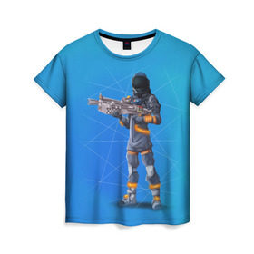 Женская футболка 3D с принтом Fortnite Fan Art в городе Новоалтайск, 100% полиэфир ( синтетическое хлопкоподобное полотно) | прямой крой, круглый вырез горловины, длина до линии бедер | fortnite | save | the | world | битва | борьба | выживани | зомби | королевская | монстры | симулятора | фортнайт