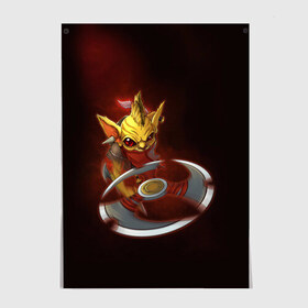 Постер с принтом Dota 2 Fan Art в городе Новоалтайск, 100% бумага
 | бумага, плотность 150 мг. Матовая, но за счет высокого коэффициента гладкости имеет небольшой блеск и дает на свету блики, но в отличии от глянцевой бумаги не покрыта лаком | arena | battle | dota 2 | game | multiplayer | online | the dire | the radiant | valve | дота | игра | турнир
