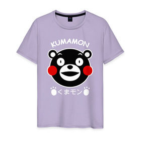 Мужская футболка хлопок с принтом KUMAMON в городе Новоалтайск, 100% хлопок | прямой крой, круглый вырез горловины, длина до линии бедер, слегка спущенное плечо. | japanese | kumamon | kumamoto | аниме | игрушка | кумамон | кумамото сапурайдзу | персонаж | талисман | япония
