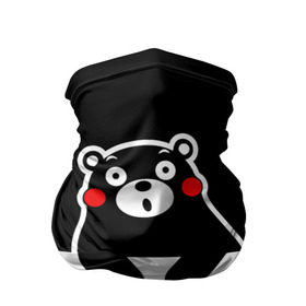 Бандана-труба 3D с принтом KUMAMON в городе Новоалтайск, 100% полиэстер, ткань с особыми свойствами — Activecool | плотность 150‒180 г/м2; хорошо тянется, но сохраняет форму | japanese | kumamon | kumamoto | аниме | игрушка | кумамон | кумамото сапурайдзу | персонаж | талисман | япония
