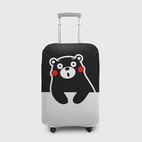 Чехол для чемодана 3D с принтом Kumamon повис в городе Новоалтайск, 86% полиэфир, 14% спандекс | двустороннее нанесение принта, прорези для ручек и колес | japanese | kumamon | kumamoto | аниме | игрушка | кумамон | кумамото сапурайдзу | персонаж | талисман | япония