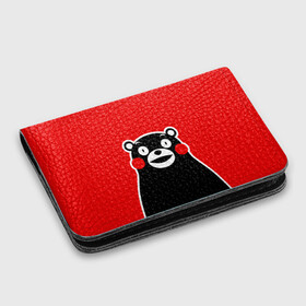 Картхолдер с принтом с принтом KUMAMON в городе Новоалтайск, натуральная матовая кожа | размер 7,3 х 10 см; кардхолдер имеет 4 кармана для карт; | japanese | kumamon | kumamoto | аниме | игрушка | кумамон | кумамото сапурайдзу | персонаж | талисман | япония