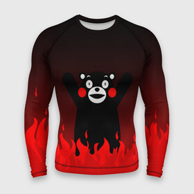 Мужской рашгард 3D с принтом Kumamon горит в городе Новоалтайск,  |  | japanese | kumamon | kumamoto | аниме | игрушка | кумамон | кумамото сапурайдзу | персонаж | талисман | япония