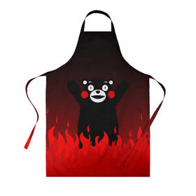 Фартук 3D с принтом KUMAMON в городе Новоалтайск, 100% полиэстер | общий размер — 65 х 85 см, ширина нагрудника — 26 см, горловина — 53 см, длина завязок — 54 см, общий обхват в поясе — 173 см. Принт на завязках и на горловине наносится с двух сторон, на основной части фартука — только с внешней стороны | japanese | kumamon | kumamoto | аниме | игрушка | кумамон | кумамото сапурайдзу | персонаж | талисман | япония
