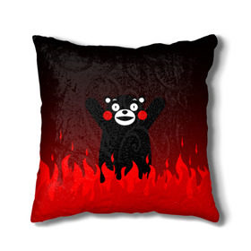 Подушка 3D с принтом KUMAMON в городе Новоалтайск, наволочка – 100% полиэстер, наполнитель – холлофайбер (легкий наполнитель, не вызывает аллергию). | состоит из подушки и наволочки. Наволочка на молнии, легко снимается для стирки | japanese | kumamon | kumamoto | аниме | игрушка | кумамон | кумамото сапурайдзу | персонаж | талисман | япония