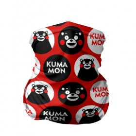 Бандана-труба 3D с принтом KUMAMON в городе Новоалтайск, 100% полиэстер, ткань с особыми свойствами — Activecool | плотность 150‒180 г/м2; хорошо тянется, но сохраняет форму | for the glory of satan | japanese | kumamon | kumamoto | аниме | игрушка | кумамон | кумамото сапурайдзу | персонаж | талисман | япония