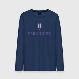 Мужской лонгслив хлопок с принтом FAKE LOVE BTS в городе Новоалтайск, 100% хлопок |  | bangtan boys | beyond the scene | bts | fake love | k pop | music | арэм | ви | джей хоуп | джин | музыка | сюга | чимин | чонгук