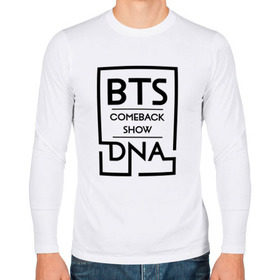 Мужской лонгслив хлопок с принтом BTS DNA в городе Новоалтайск, 100% хлопок |  | bangtan boys | beyond the scene | bts | comeback show | dna | k pop | music | арэм | ви | джей хоуп | джин | музыка | сюга | чимин | чонгук