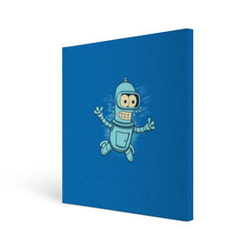 Холст квадратный с принтом Bender Nevermind в городе Новоалтайск, 100% ПВХ |  | Тематика изображения на принте: bender | futurama | mult | nevermind | nirvana | simpsons | zoidberg | бендер | зойдберг | мульт | мультик | мультфильм | симпсоны | футурама