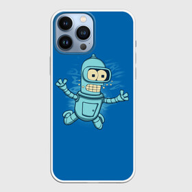 Чехол для iPhone 13 Pro Max с принтом Bender Nevermind в городе Новоалтайск,  |  | Тематика изображения на принте: bender | futurama | mult | nevermind | nirvana | simpsons | zoidberg | бендер | зойдберг | мульт | мультик | мультфильм | симпсоны | футурама