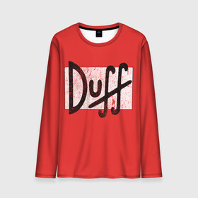 Мужской лонгслив 3D с принтом Duff Beer в городе Новоалтайск, 100% полиэстер | длинные рукава, круглый вырез горловины, полуприлегающий силуэт | Тематика изображения на принте: beer | donut | duff | fun | homer | joke | simpson | simpsons | гомер | дафф | пончик | прикол | приколы | симпсон | симпсоны