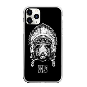 Чехол для iPhone 11 Pro Max матовый с принтом Кабан 2019 в городе Новоалтайск, Силикон |  | Тематика изображения на принте: верховный | вождь | год | голова | дикий | животные | индеец | ирокез | к | кабан | клыки | круто | лидер | лучший | мода | молодёжная | новый год | подарок | поздравление | поросенок | праздник | рисунок