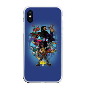 Чехол для iPhone XS Max матовый с принтом Fortnite в городе Новоалтайск, Силикон | Область печати: задняя сторона чехла, без боковых панелей | battle | epic | fortnite | games | leviathan | love | nevermore | ranger | raptor | raven | royale | save | soldier | tomatohead | world | битва | королевская | солдат | фортнайт