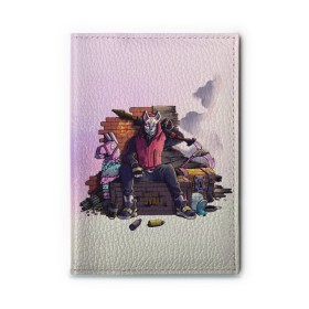 Обложка для автодокументов с принтом Fortnite. Drift and Lama в городе Новоалтайск, натуральная кожа |  размер 19,9*13 см; внутри 4 больших “конверта” для документов и один маленький отдел — туда идеально встанут права | battle | drift | epic | fortnite | games | lama | royale | save | soldier | world | битва | дрифт | королевская | лама | солдат | фортнайт