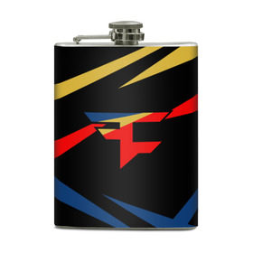 Фляга с принтом FAZE CLAN: Геометрия в городе Новоалтайск, металлический корпус | емкость 0,22 л, размер 125 х 94 мм. Виниловая наклейка запечатывается полностью | counter strike | cs go | cs:go | esport | faze clan | game | geometry | texture | геометрия | игра | киберспорт | кс го | кс гоу | текстура | фазе клан