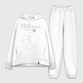 Женский костюм хлопок Oversize с принтом Love yourself ANSWER в городе Новоалтайск,  |  | bts bangtan boys бантаны бтс