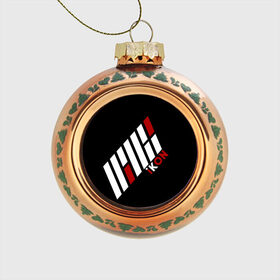 Стеклянный ёлочный шар с принтом IKON в городе Новоалтайск, Стекло | Диаметр: 80 мм | ikon | k pop | return | айкон