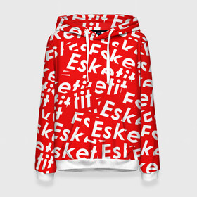 Женская толстовка 3D с принтом ESKETIT LIL PUMP в городе Новоалтайск, 100% полиэстер  | двухслойный капюшон со шнурком для регулировки, мягкие манжеты на рукавах и по низу толстовки, спереди карман-кенгуру с мягким внутренним слоем. | esketit | gucci gang | lil pump | pattern | гуччи ганг | лил памп