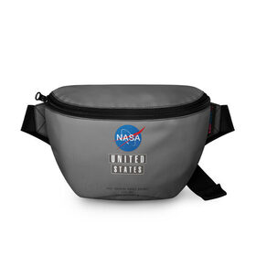 Поясная сумка 3D с принтом РЮКЗАК NASA в городе Новоалтайск, 100% полиэстер | плотная ткань, ремень с регулируемой длиной, внутри несколько карманов для мелочей, основное отделение и карман с обратной стороны сумки застегиваются на молнию | galaxy | nasa | space | space company | star | астрономия | галактика | звезды | космическая компания | космос | наса | рюкзак nasa