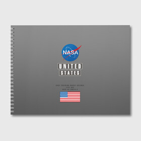 Альбом для рисования с принтом РЮКЗАК NASA в городе Новоалтайск, 100% бумага
 | матовая бумага, плотность 200 мг. | galaxy | nasa | space | space company | star | астрономия | галактика | звезды | космическая компания | космос | наса | рюкзак nasa
